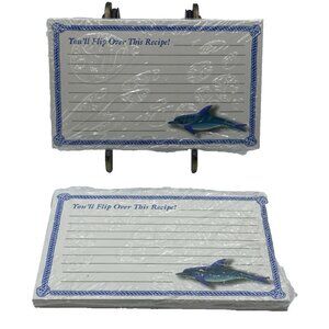 University of Delaware Fish Theme Recipe Cards 3"x5" New Lot of 2 Coastal Ocean
